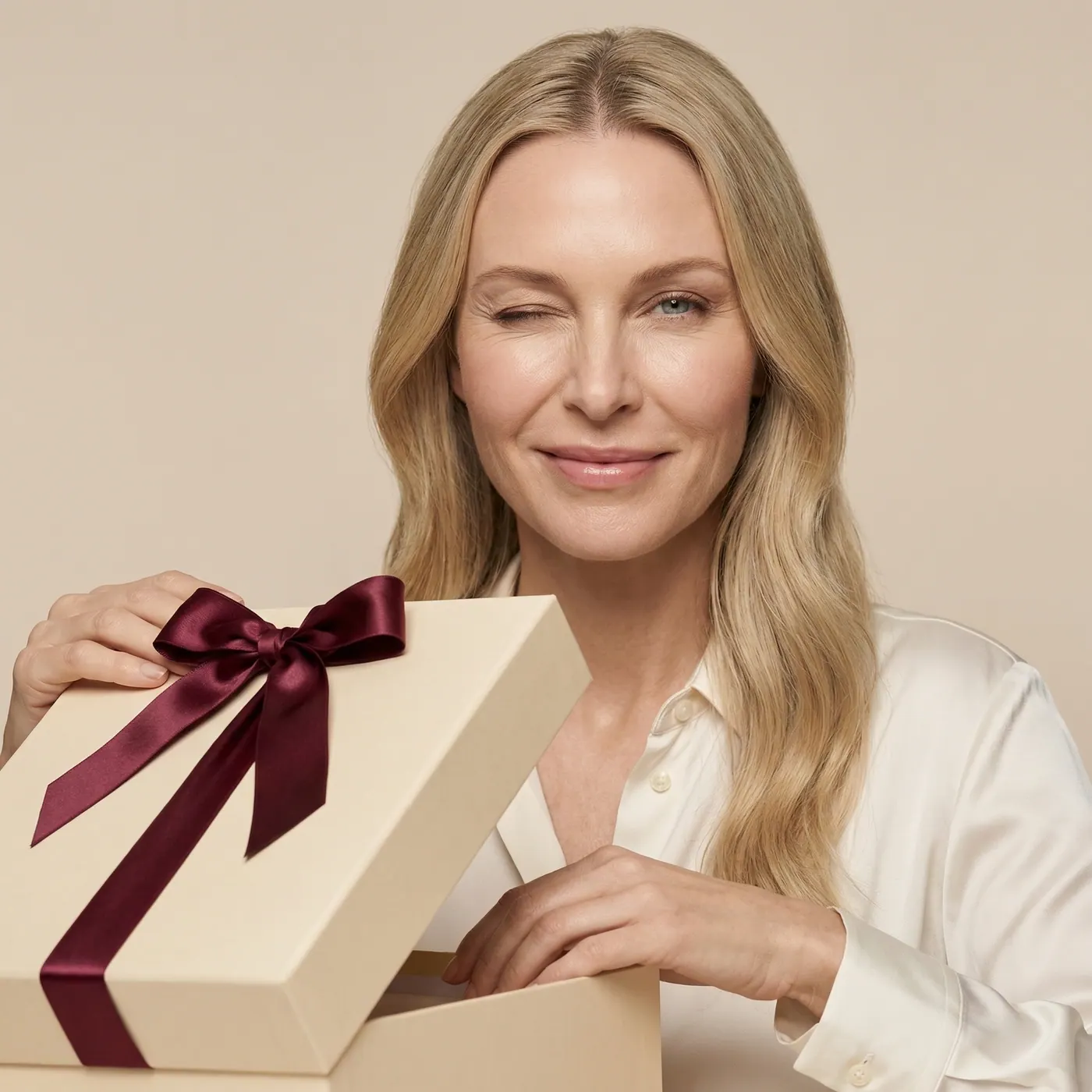A woman in her 40s